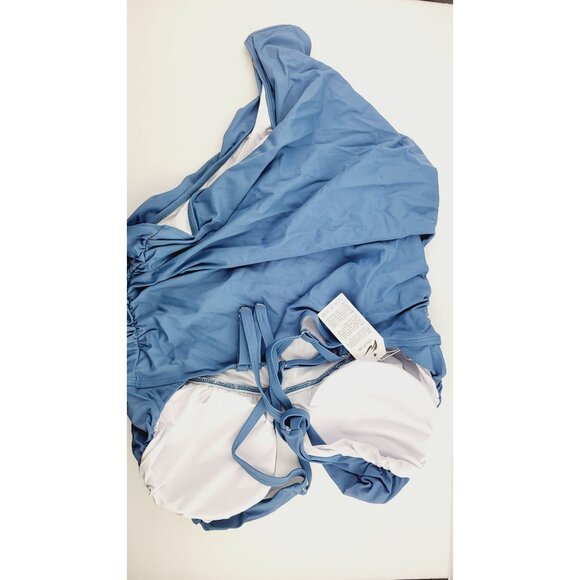 YOU DI AN Women's Swimsuits Plus Size Tummy Control Full Lined Swimsuit - Size 3 - Picture 5 of 8
